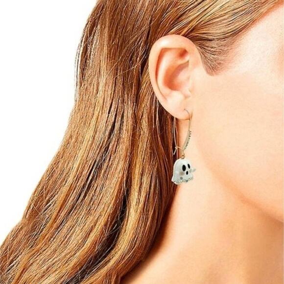 Betsey Johnson ghost earrings‎ - Picture 2 of 2